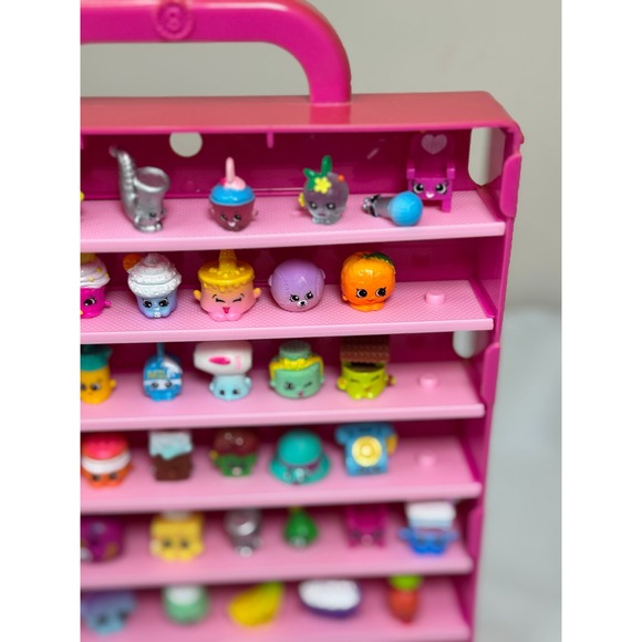 Mixed Lot of 47 SHOPKINS Pieces Plus Carrying Case (Discolored) - Picture 3 of 15